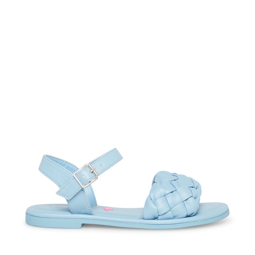 Blue Steve Madden Jkarina Kids\' Flat Sandals | PH 5239AXP